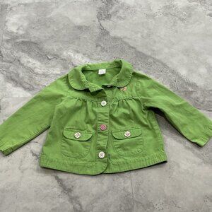 Carter’s Green Jacket 24 M Months Toddler Girls‎ Thin Spring Cotton